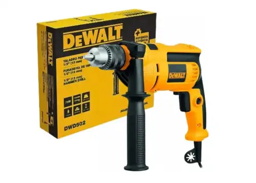 Furadeira de Impacto DeWalt DWD502 710W com Mandril de 13 mm