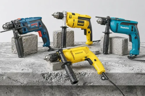 furadeiras de impacto para concreto Bosch DeWalt Makita Stanley comparativo 2026