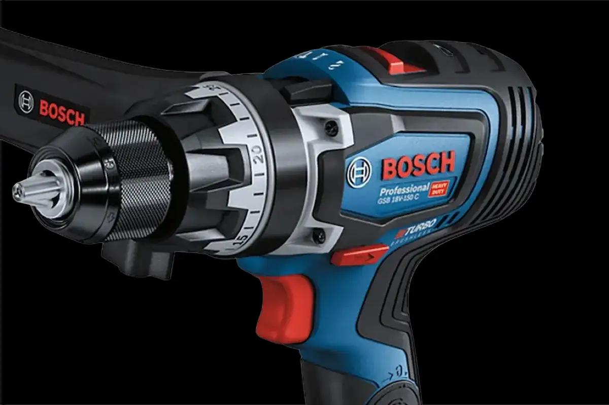 Parafusadeira Bosch GSB 18V-50 profissional com função impacto e alto torque