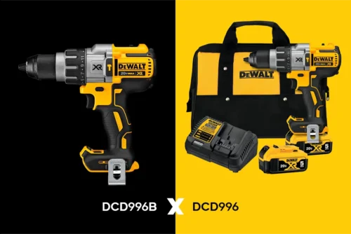 Dewalt DCD996B x DCD996 comparação entre modelos de parafusadeira impacto 20V XR