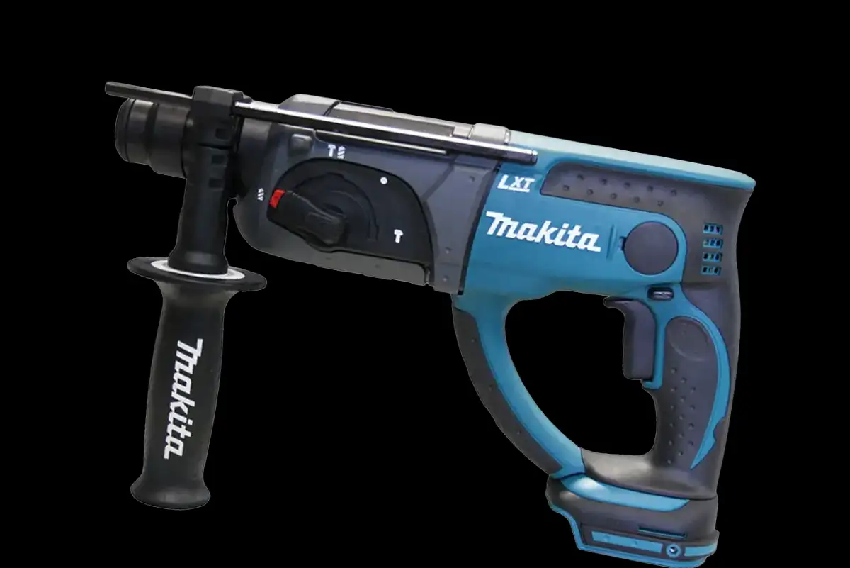 Martelete combinado Makita DHR202 18V sem fio com empunhadura auxiliar e encaixe SDS-Plus