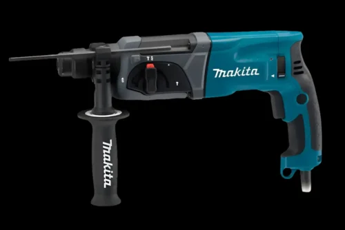 Martelete Makita HR2470 com encaixe SDS-Plus e cabo auxiliar ajustável
