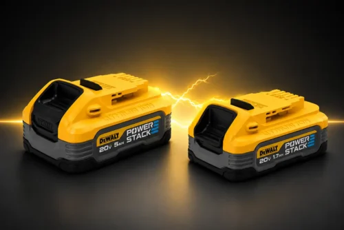 Bateria DeWalt PowerStack 20V nos modelos 5,0Ah DCBP520 e 1,7Ah DCBP034