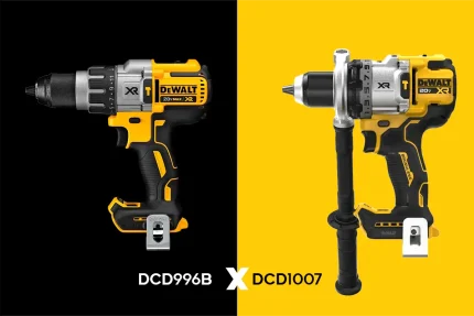 DeWalt DCD996 vs DCD1007 comparação entre parafusadeiras profissionais